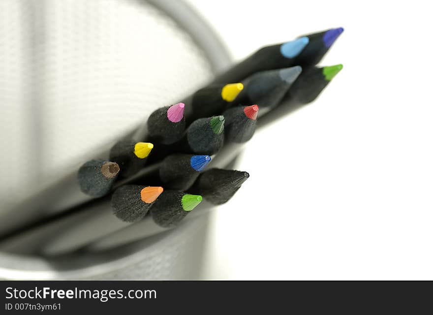 Photo of Colored Pencils in a Pencil Holder