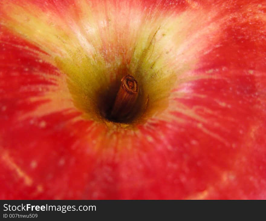 Abstract Apple Hole