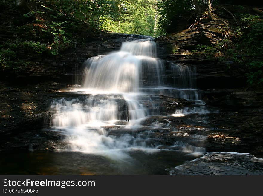 Ricketts Glen State Park Waterfall