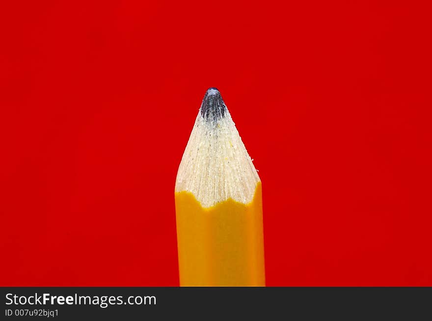 Wooden Pencil Tip Closeup