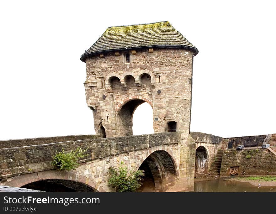 This 13th Century bridge, is the only fortified bridge gate left in Britain. This 13th Century bridge, is the only fortified bridge gate left in Britain.