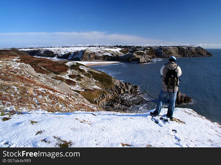 Snow on the coast