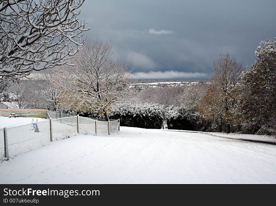 Snow landscape