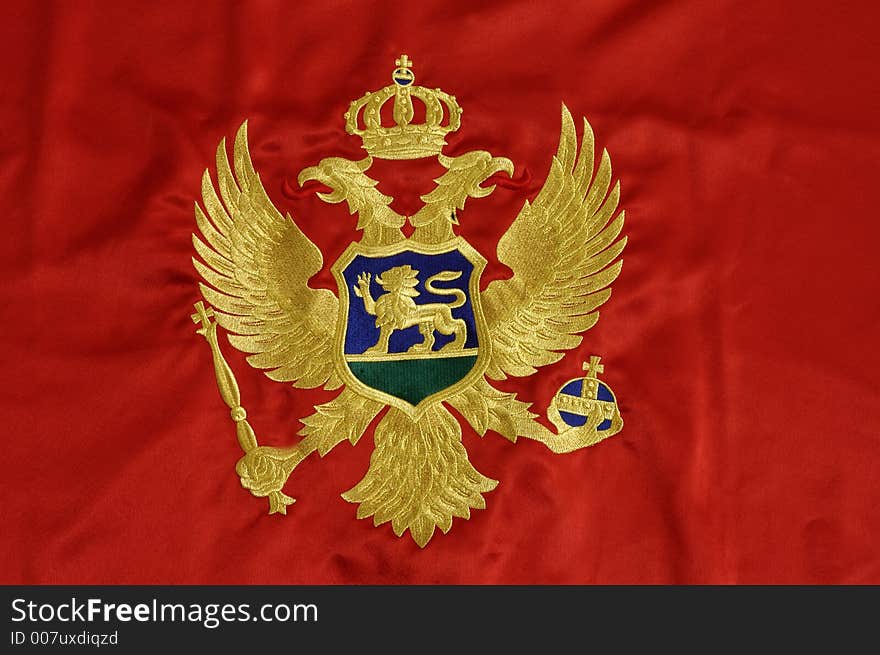 Montenegrian flag 5