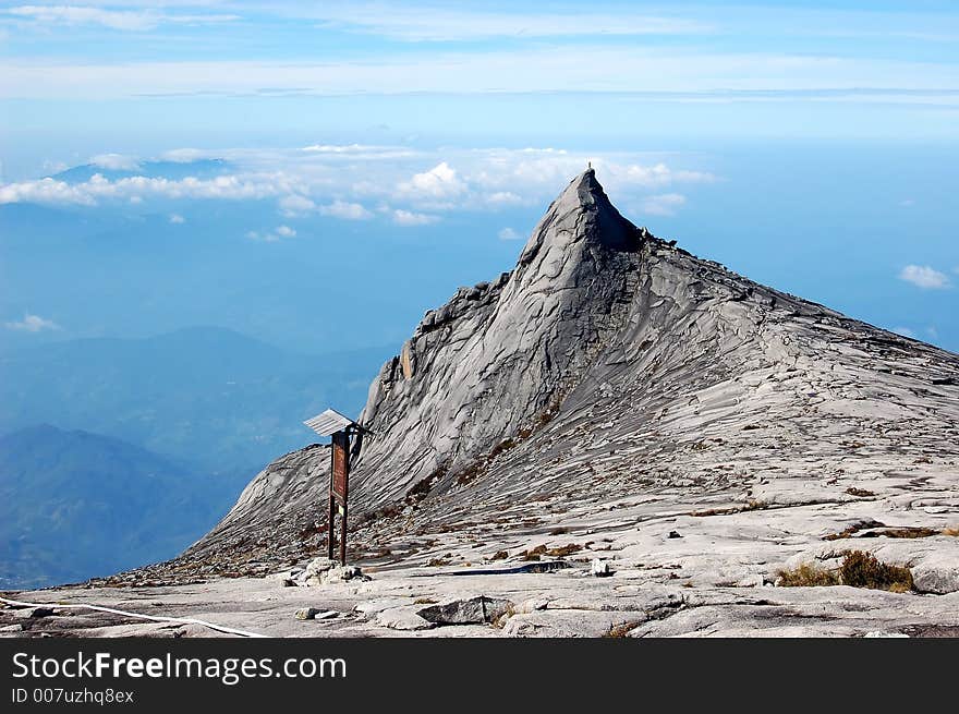 Sharp peak