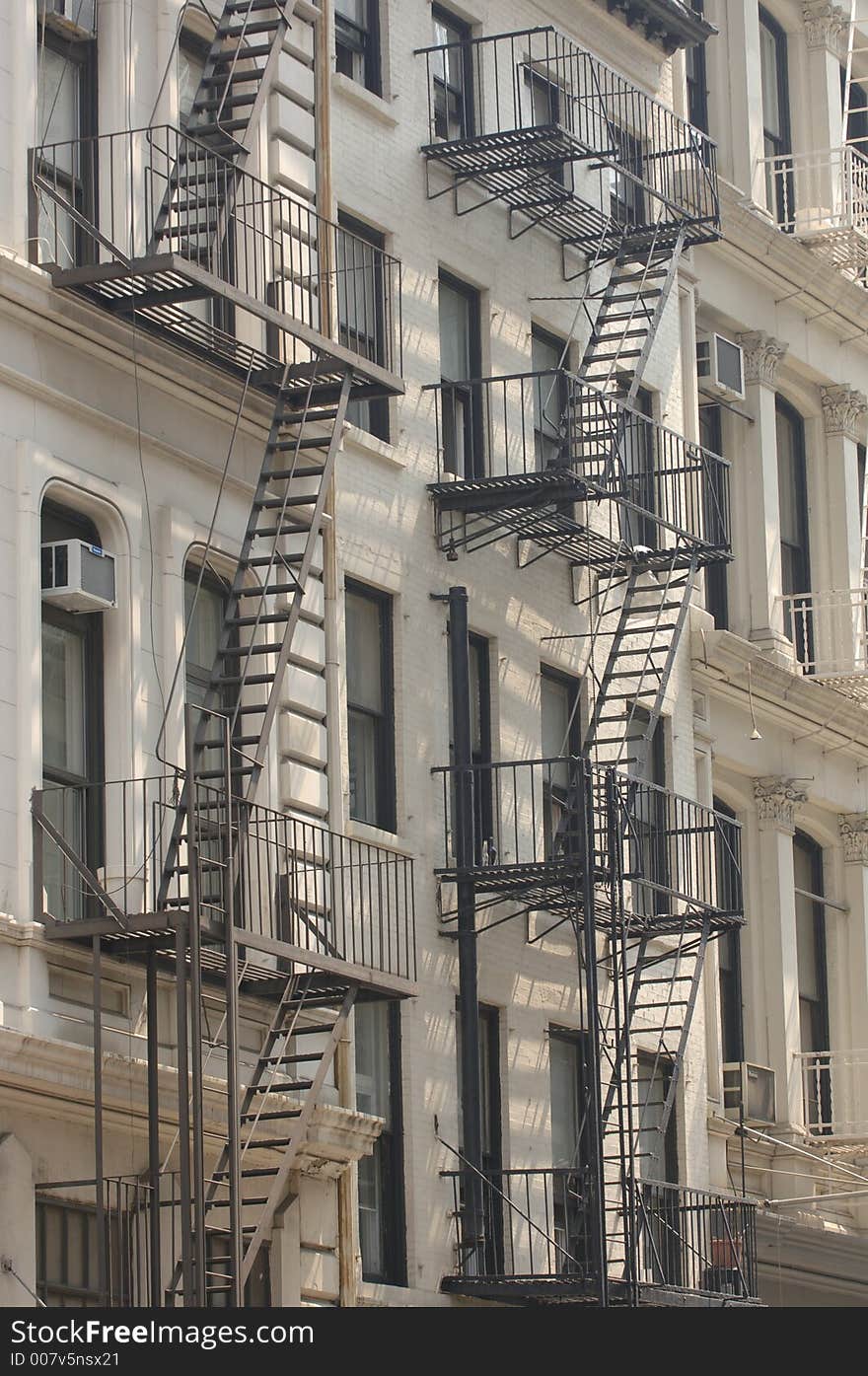 Fire Escape on building