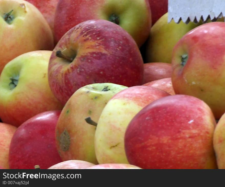 Daily fresh food on market