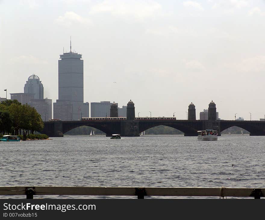 Mid Afternoon Photo of Boston Skyline