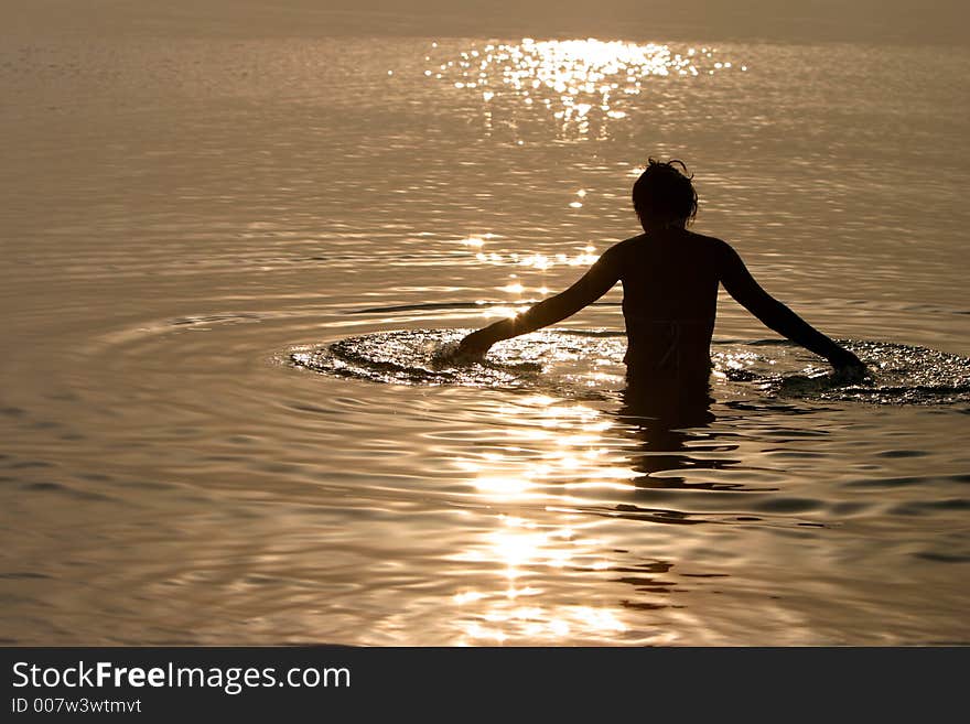 Mermaid In The Sea