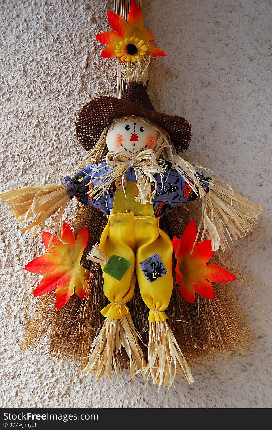 Little cute scarecrow