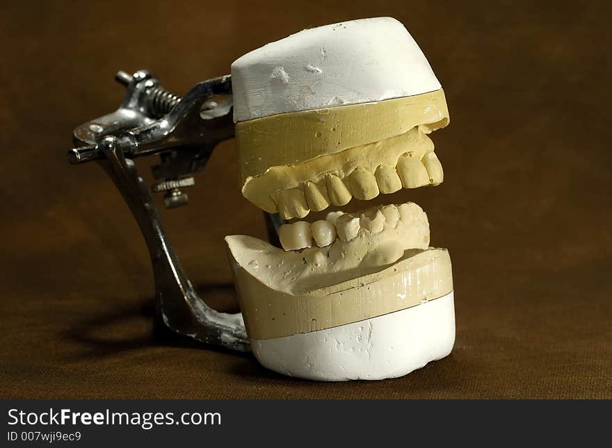 Photo of a Dental Casting / Mold - Dental Concept. Photo of a Dental Casting / Mold - Dental Concept