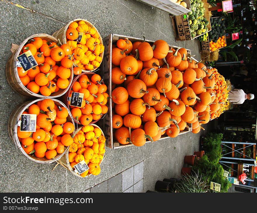 Pumpkins At The Market