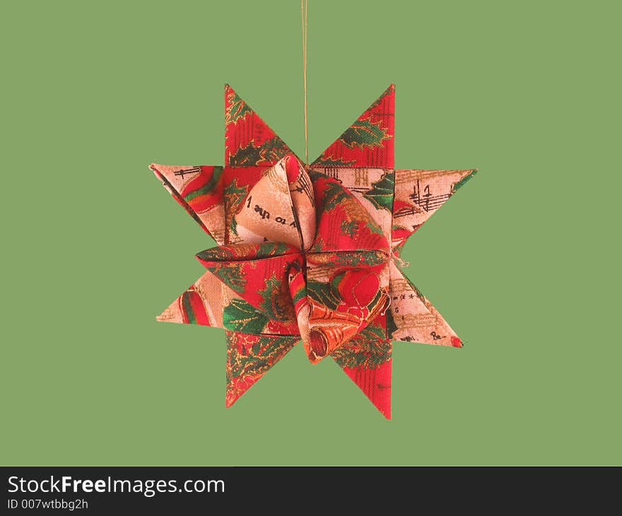 Moravian Star Christmas Tree Ornament