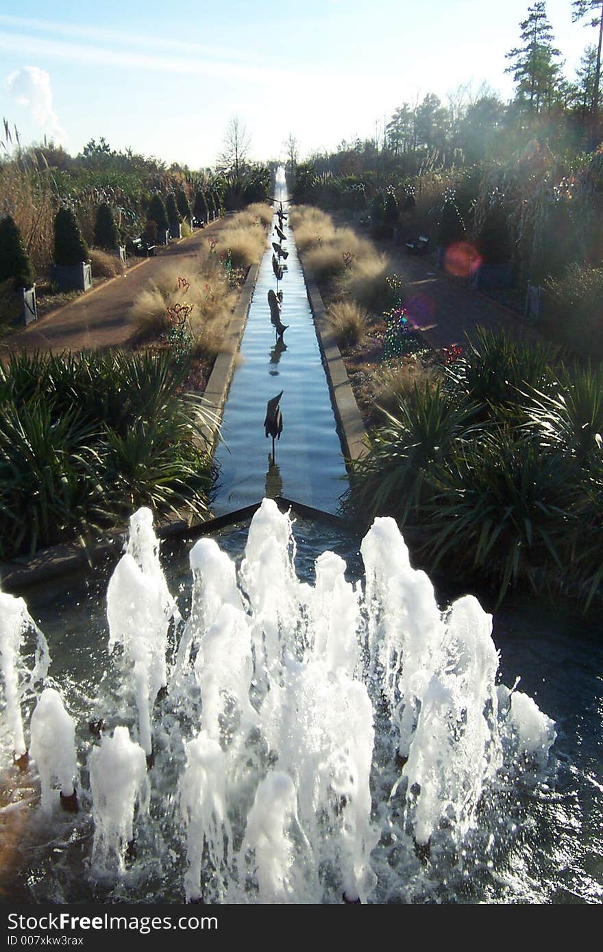 Outdoor Fountain @ DSBG