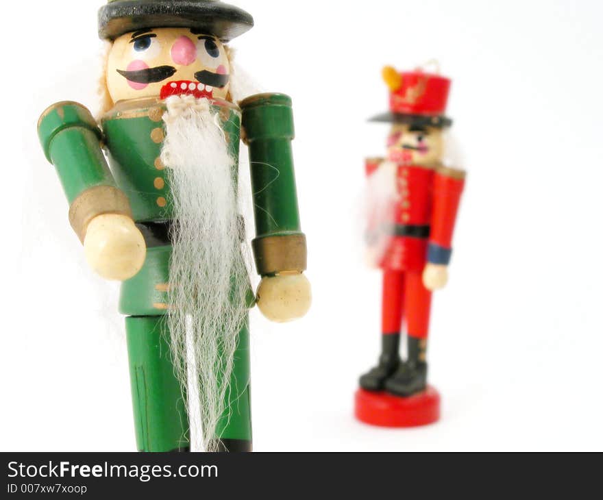 German wooden nut cracker doll with beard. German wooden nut cracker doll with beard