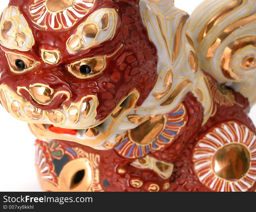 Beautiful detailed Asian dragon ornament