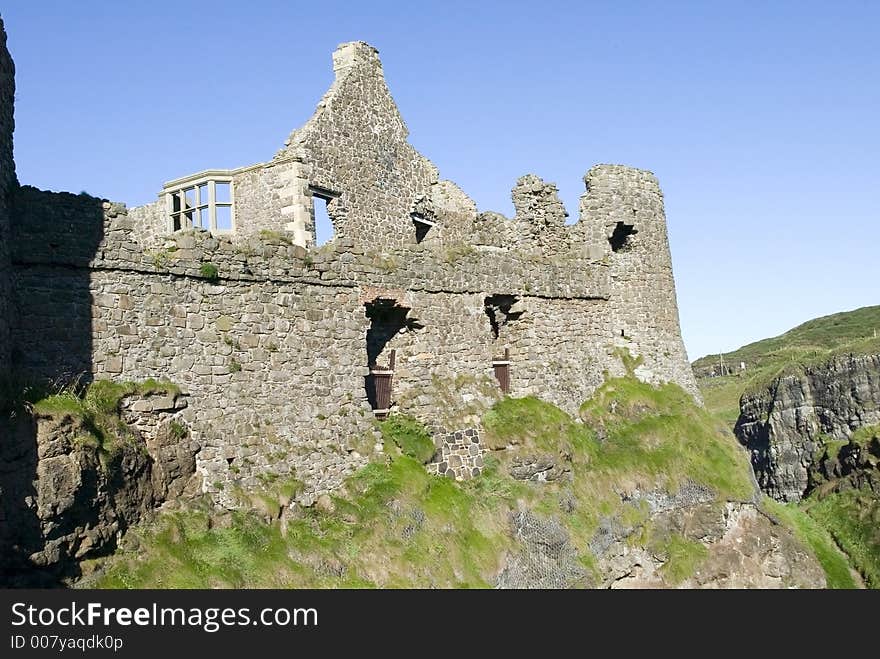 Dunluce castle Antrim coast Northern Ireland