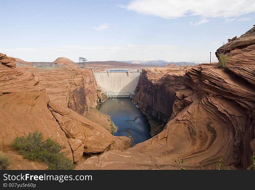 Glen Canyon Dam on the Colorado River