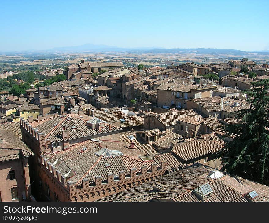 Siena rooftops