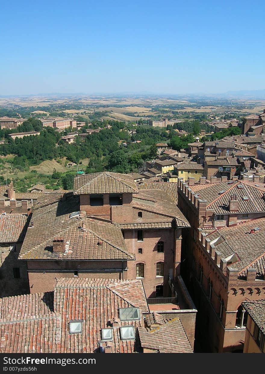 Siena rooftops