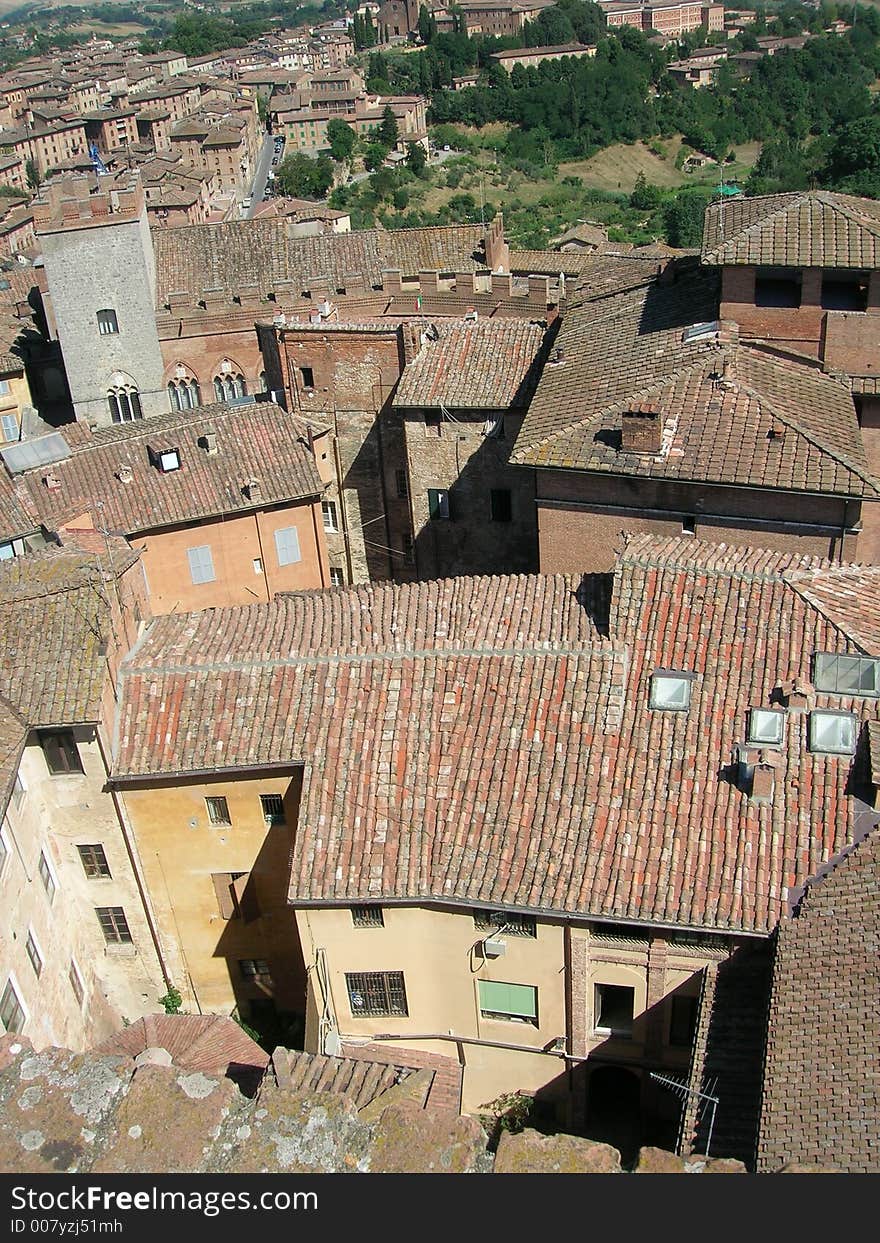 Siena rooftops