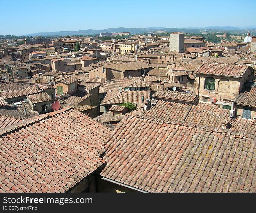 Siena rooftops