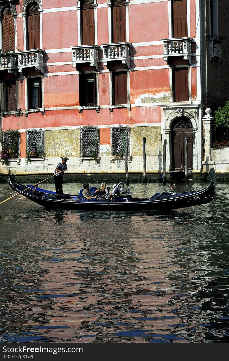 Part of the make-up of Venice are the Gondolas and the Gondaliers. See here on the Grand Canal. Part of the make-up of Venice are the Gondolas and the Gondaliers. See here on the Grand Canal.