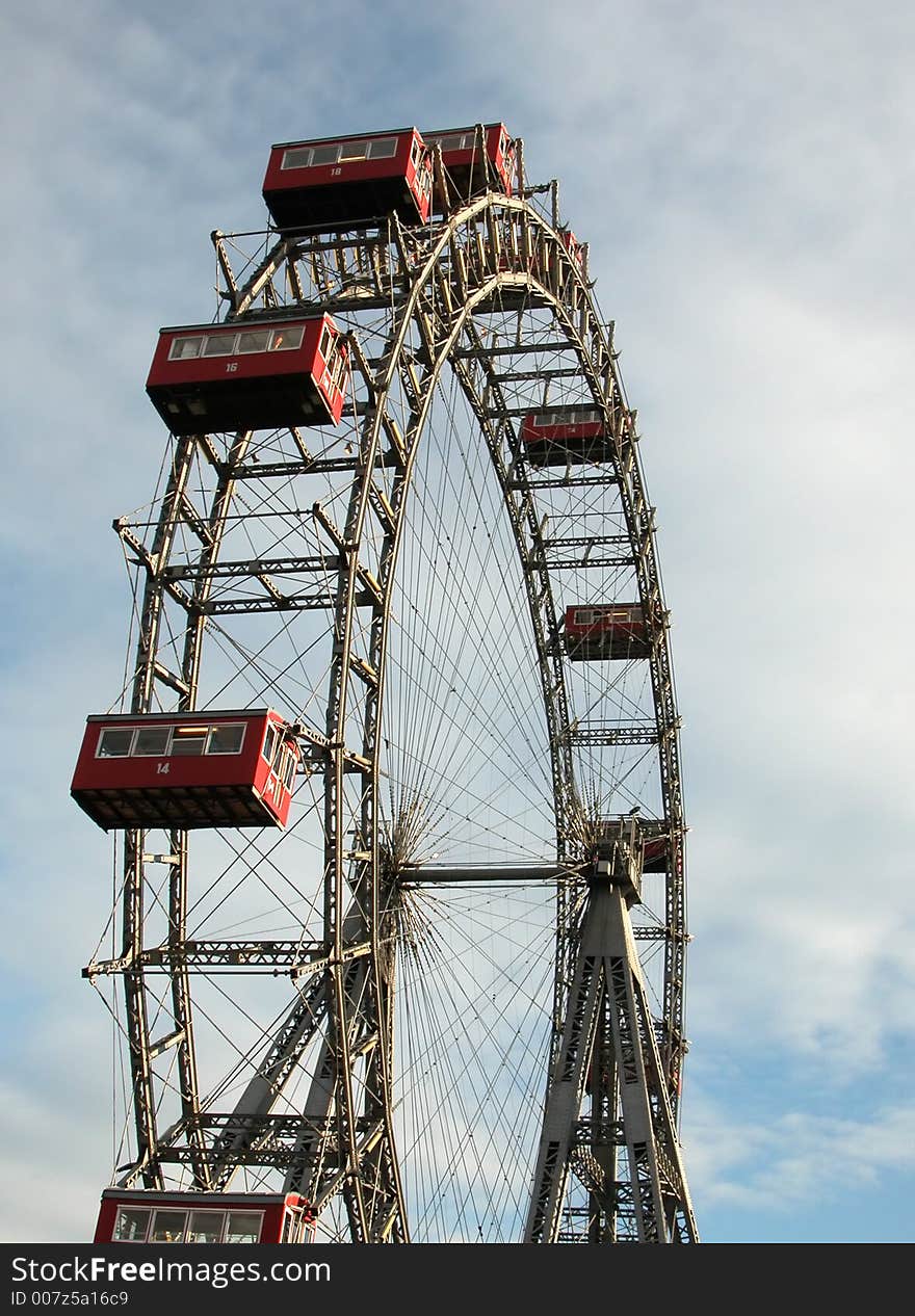 Ferris Wheel  form Prater Lunapark in Vienna.