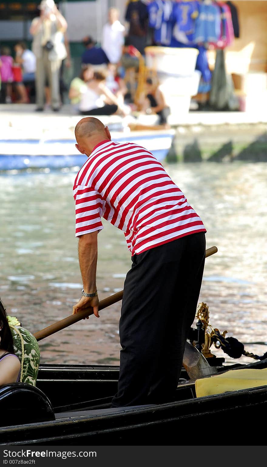 Part of the make-up of Venice are the Gondolas and the Gondaliers. One of the busiest areas is the Rialto Bridge. Part of the make-up of Venice are the Gondolas and the Gondaliers. One of the busiest areas is the Rialto Bridge.