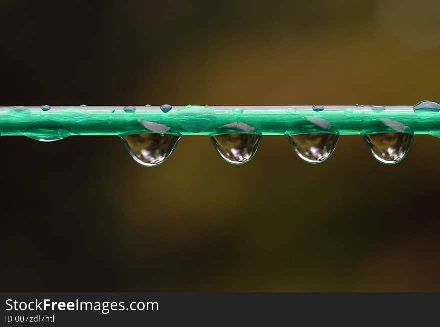 Raindrops On Clothes Line