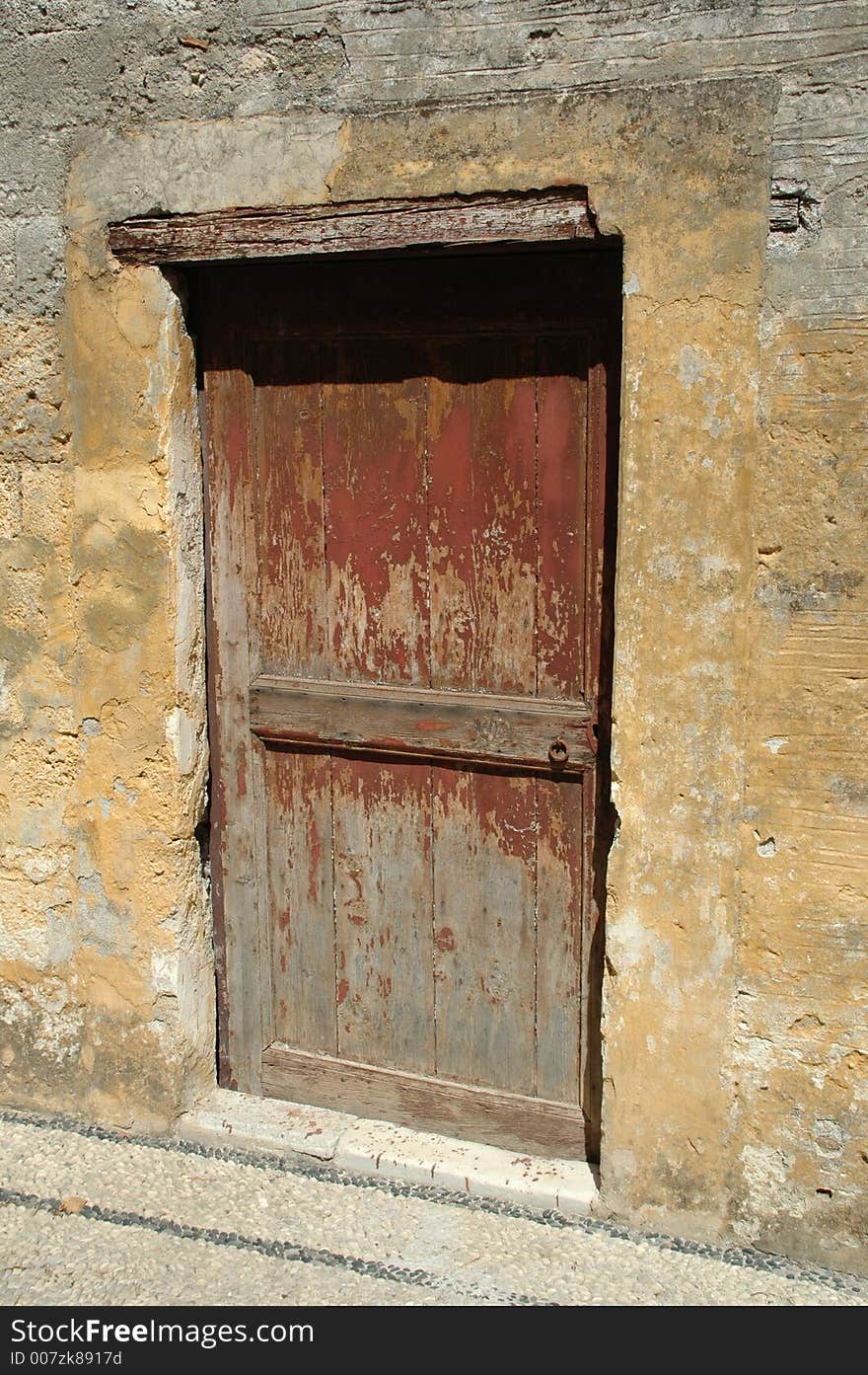 Wooden door