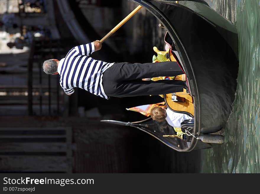 Part of the make-up of Venice are the Gondolas and the Gondaliers. Part of the make-up of Venice are the Gondolas and the Gondaliers.