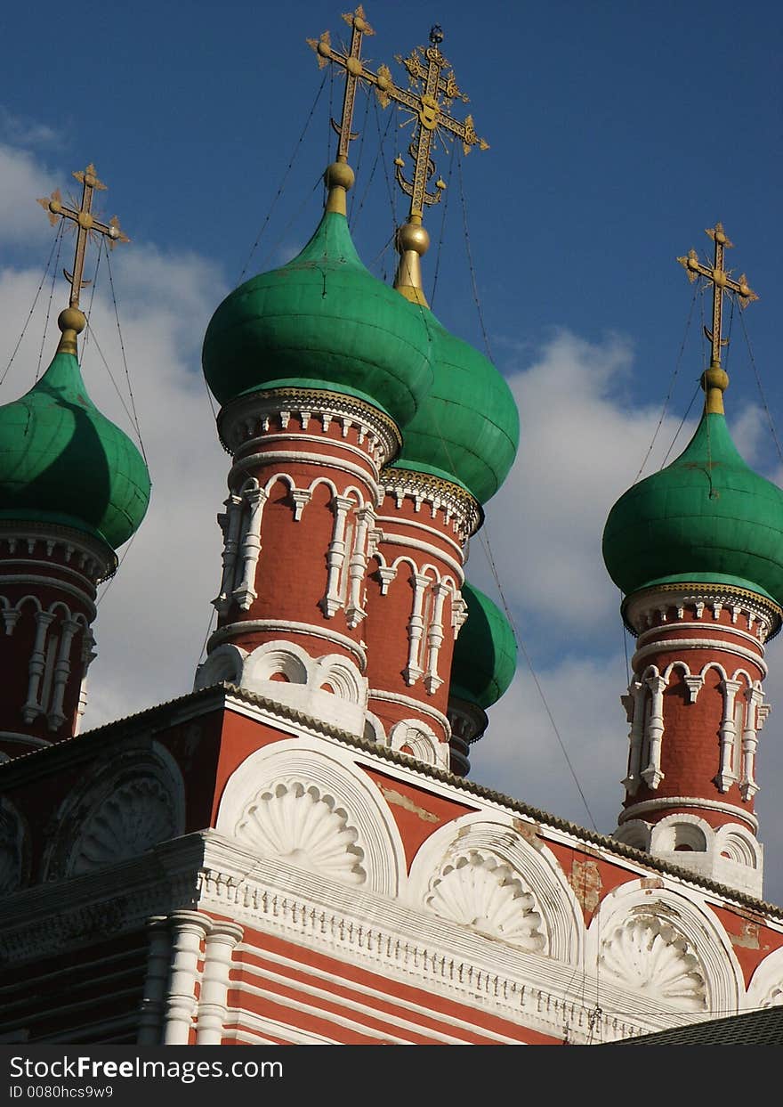 Orthodox church in Moscow