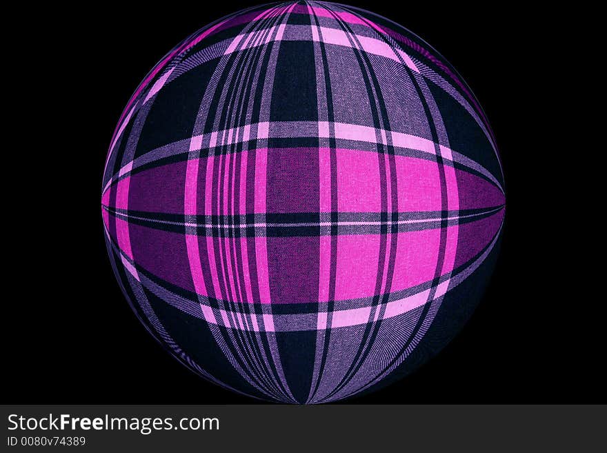 Chequered ball violet