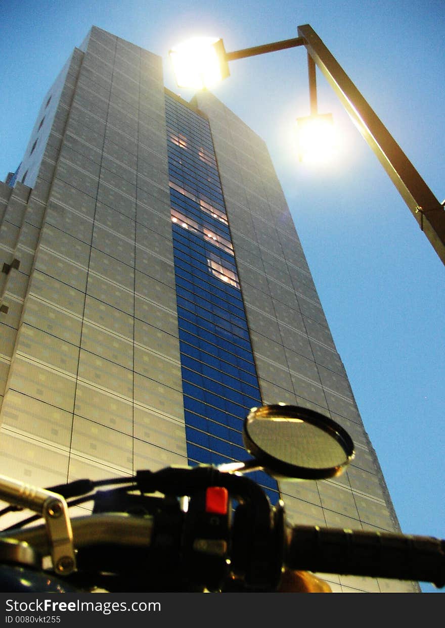 Office Building And Bike