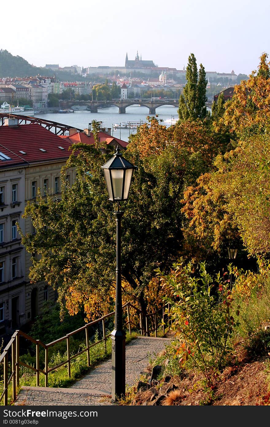 Beautiful colors of autumn, golds and reds all around. Beautiful colors of autumn, golds and reds all around