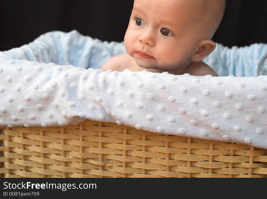 Baby in Basket