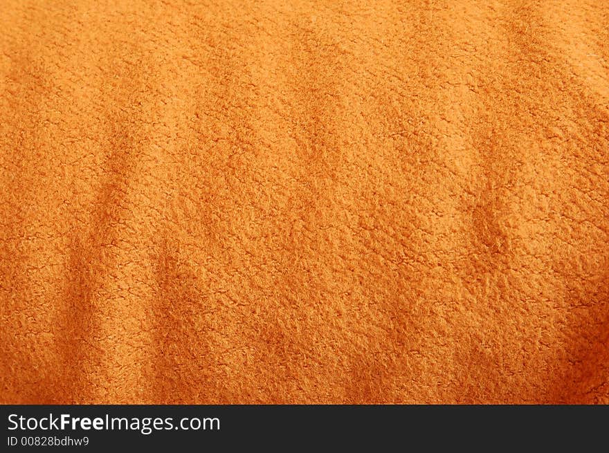 Macro of brown material background. Macro of brown material background