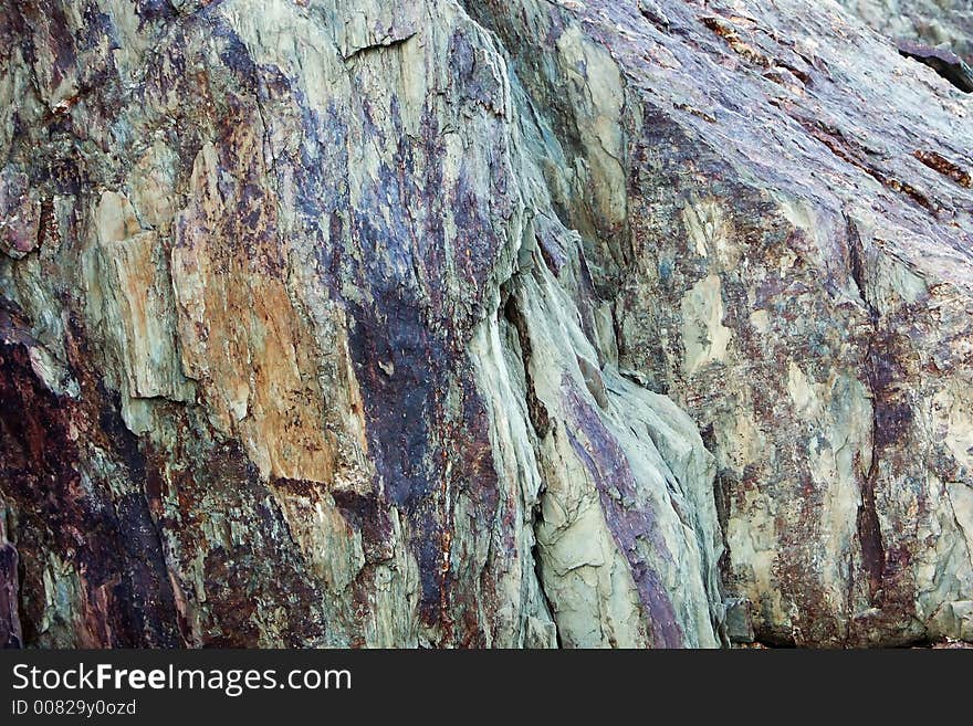 Photo of a rock on coast of river Rio Tajo in Spain. Photo of a rock on coast of river Rio Tajo in Spain