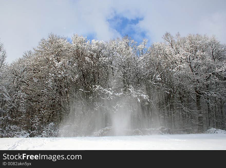 Snow-covered