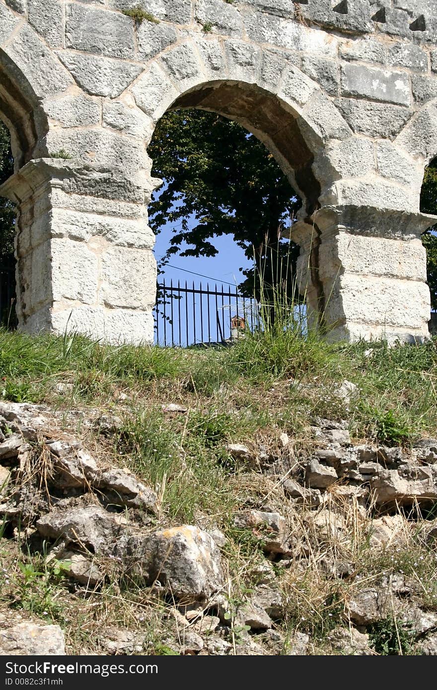 The Famous Roman Landmark in Croatia. The Famous Roman Landmark in Croatia