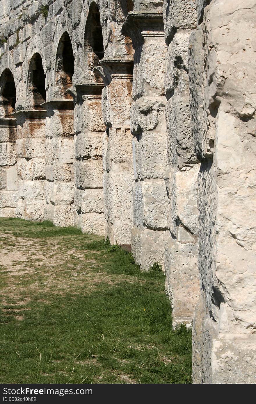 The Famous Roman Landmark in Croatia. The Famous Roman Landmark in Croatia