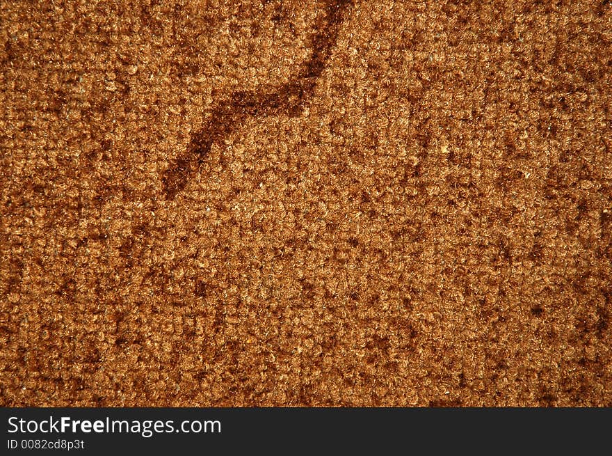 Macro of brown carpet background. Macro of brown carpet background