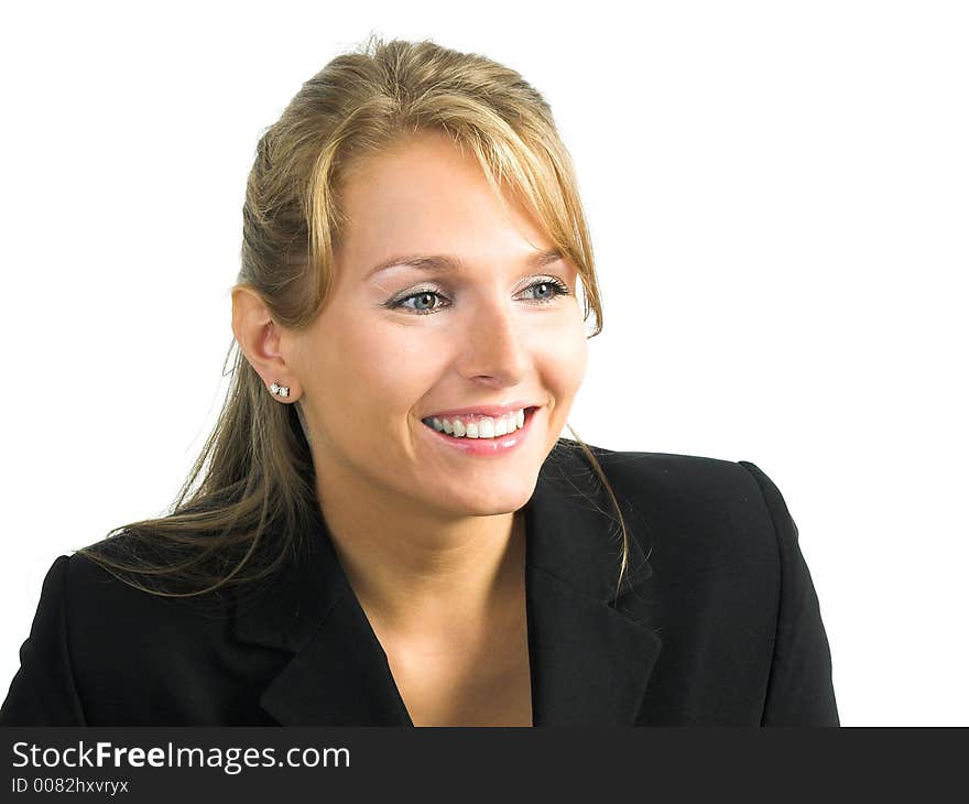 Young beautiful women in white background. Young beautiful women in white background