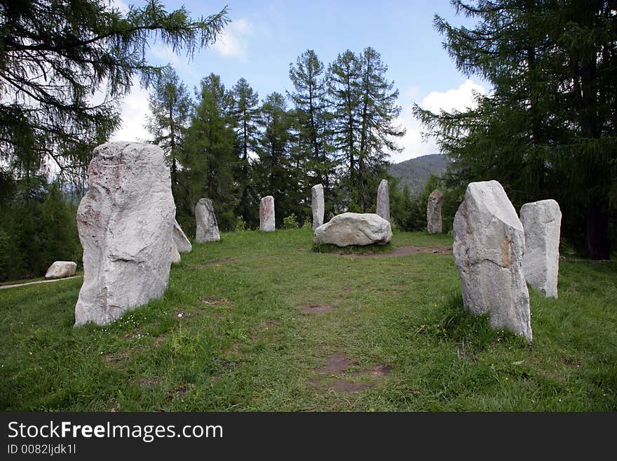 Mystic stone circle