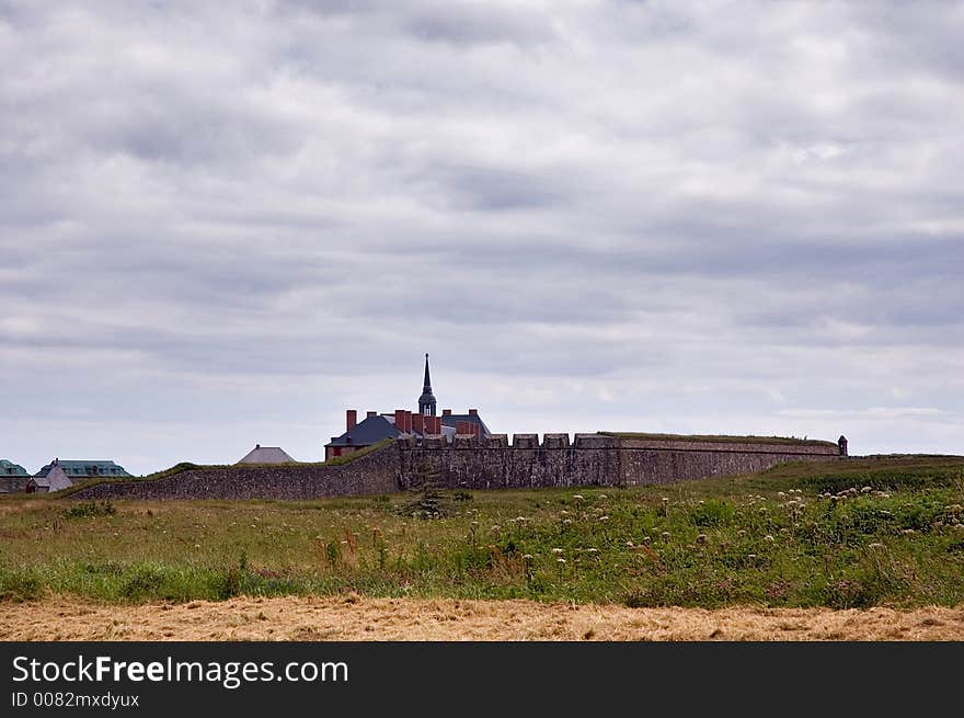 Fortress de Louisbourg in Cape Breton, Nova Scotia