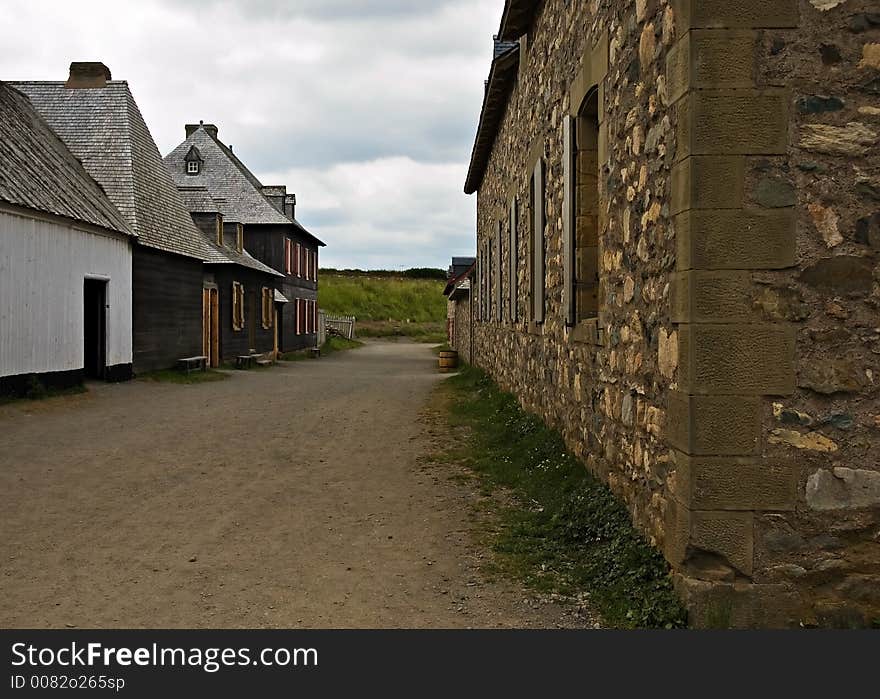 Fortress de Louisbourg in Cape Breton, Nova Scotia