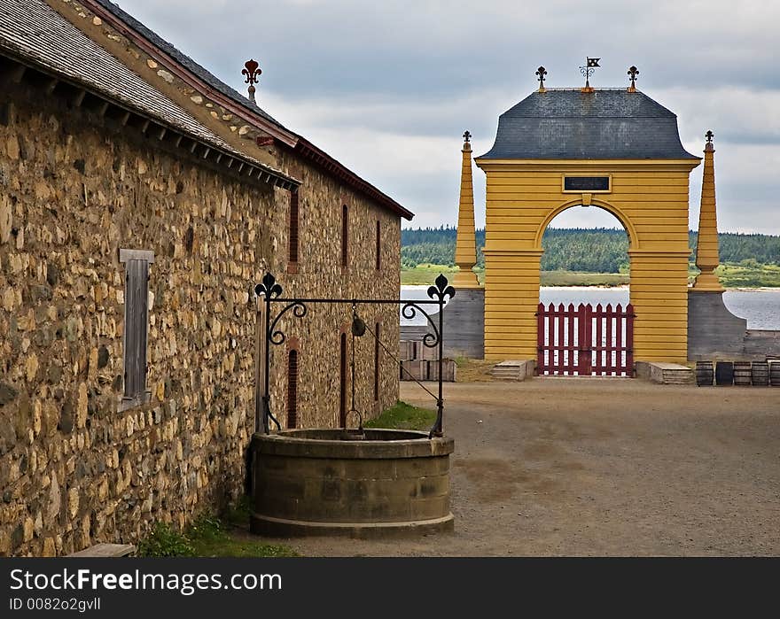 Louisbourg main entrance via the docks