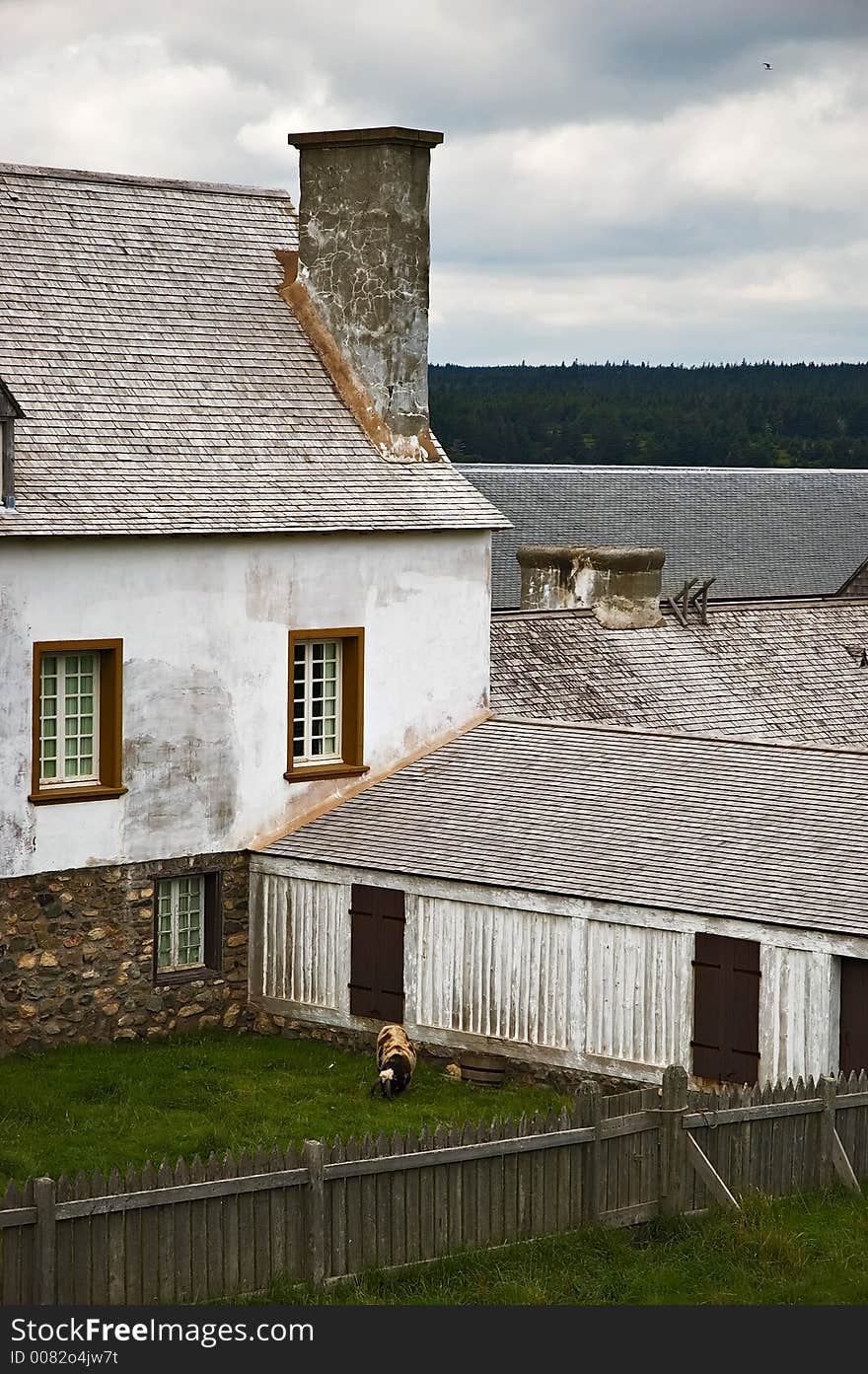 Fortress de Louisbourg in Cape Breton, Nova Scotia