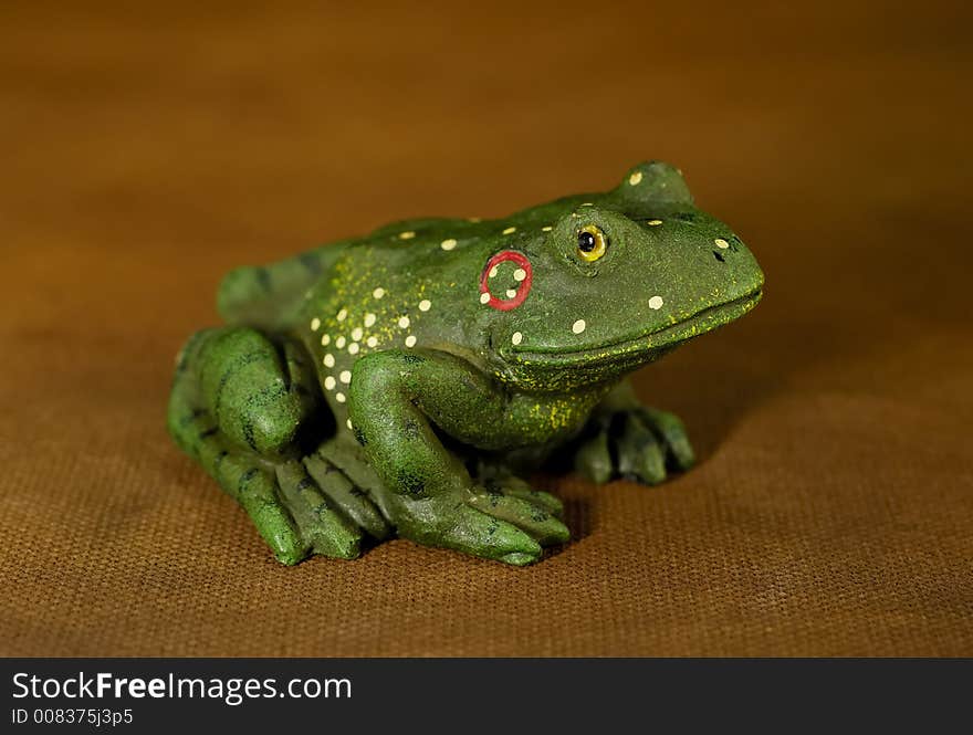 Photo of a Frog Figure - Hand Painted